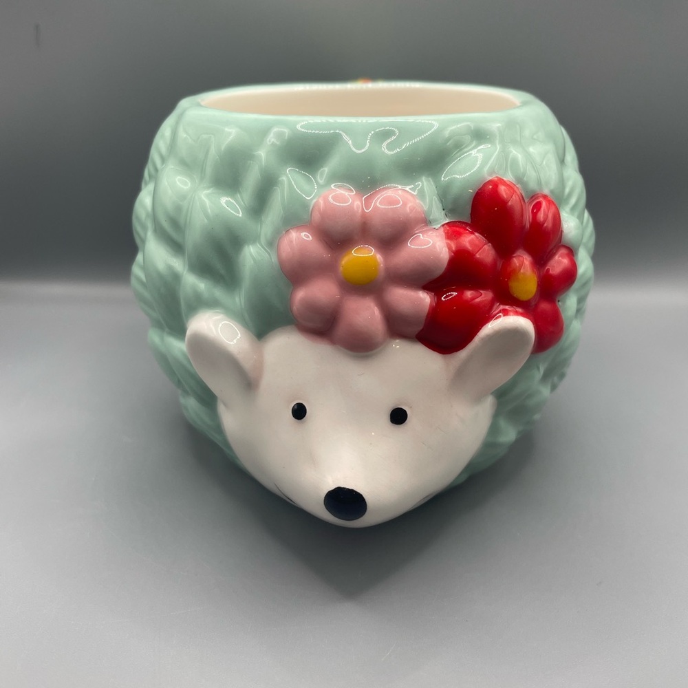 Lang Hand Painted Hedgehog And Flower Mug